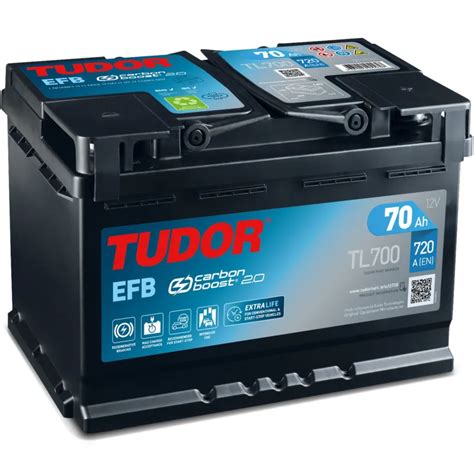 tudor tl 700|Tudor TL700 battery 12V 70Ah EFB .